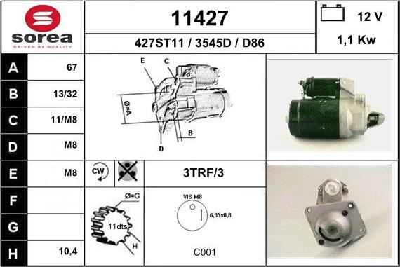 EAI 11427 - Başlanğıc furqanavto.az