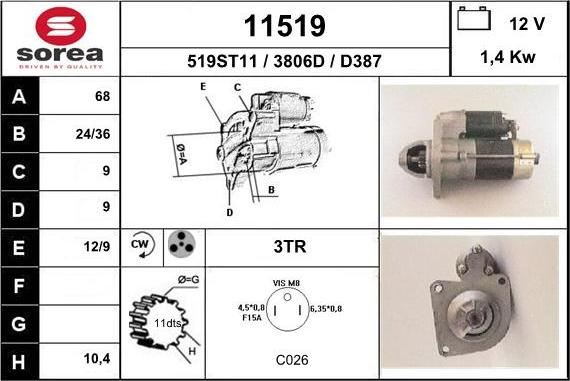 EAI 11519 - Başlanğıc furqanavto.az