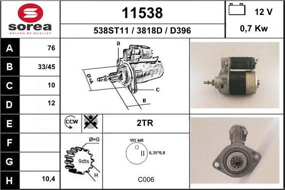 EAI 11538 - Başlanğıc furqanavto.az