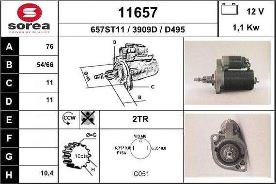 EAI 11657 - Başlanğıc furqanavto.az