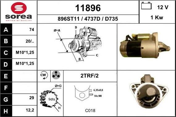 EAI 11896 - Başlanğıc furqanavto.az