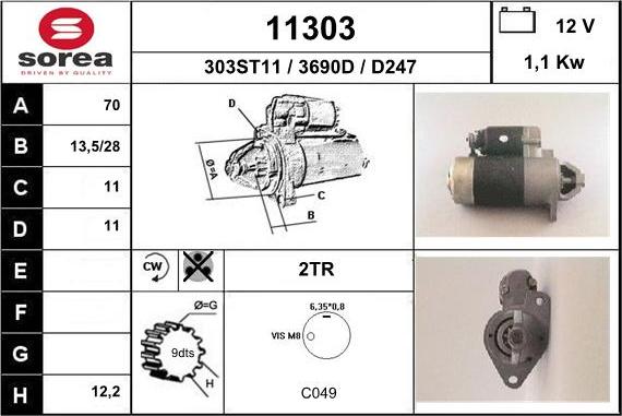 EAI 11303 - Başlanğıc furqanavto.az