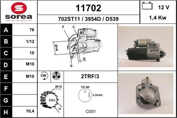 EAI 11702 - Başlanğıc furqanavto.az