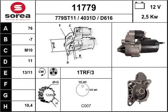 EAI 11779 - Başlanğıc furqanavto.az