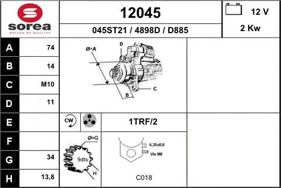 EAI 12045 - Başlanğıc furqanavto.az