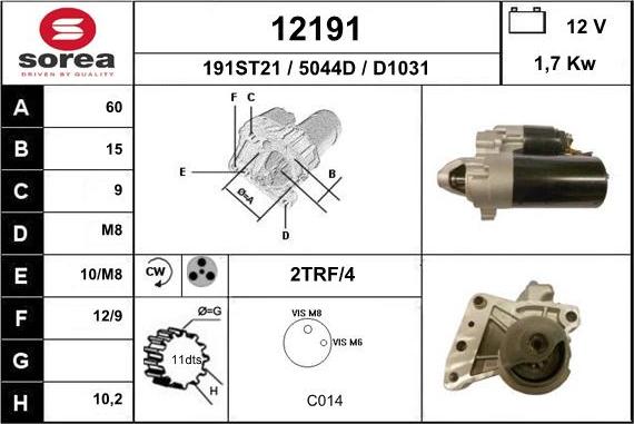 EAI 12191 - Başlanğıc furqanavto.az