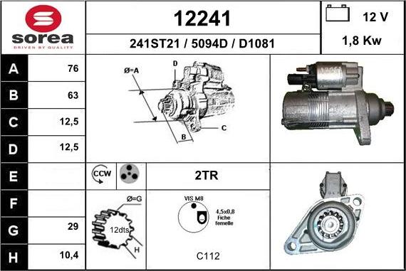 EAI 12241 - Başlanğıc furqanavto.az