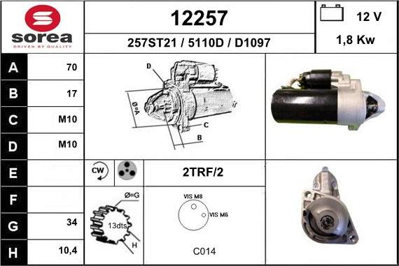 EAI 12257 - Başlanğıc furqanavto.az