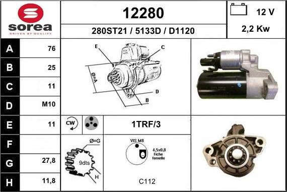 EAI 12280 - Başlanğıc furqanavto.az