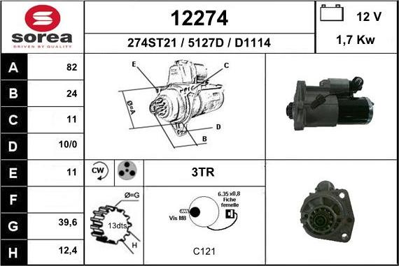 EAI 12274 - Başlanğıc furqanavto.az