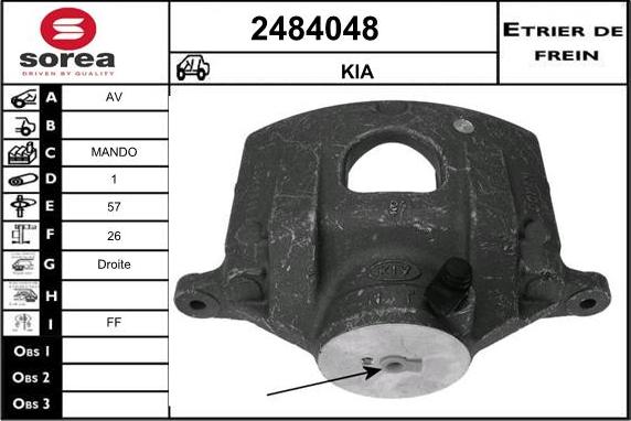 EAI 2484048 - Əyləc kaliperi furqanavto.az