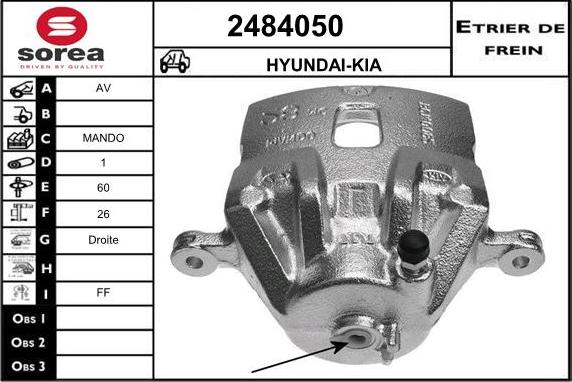 EAI 2484050 - Əyləc kaliperi furqanavto.az