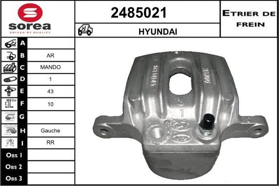 EAI 2485021 - Əyləc kaliperi furqanavto.az