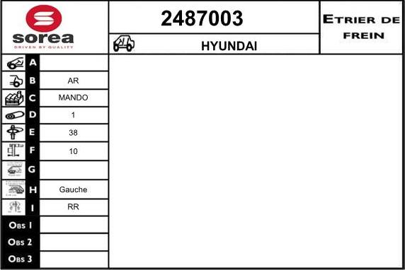 EAI 2487003 - Əyləc kaliperi furqanavto.az