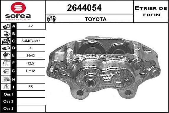 EAI 2644054 - Əyləc kaliperi furqanavto.az