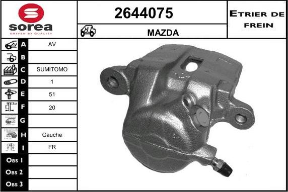 EAI 2644075 - Əyləc kaliperi furqanavto.az