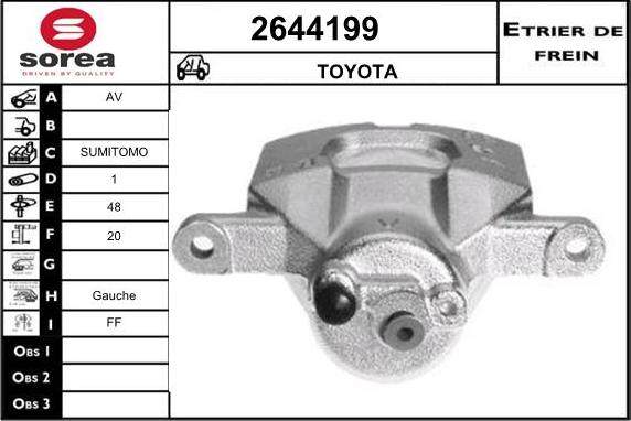 EAI 2644199 - Əyləc kaliperi furqanavto.az