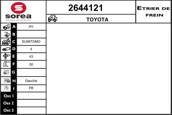 EAI 2644121 - Əyləc kaliperi furqanavto.az