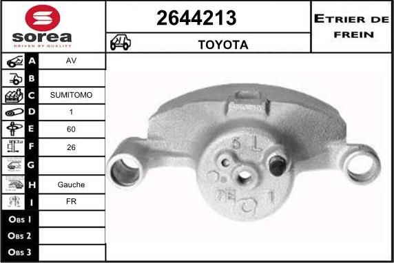 EAI 2644213 - Əyləc kaliperi furqanavto.az