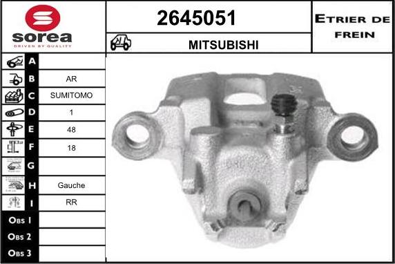 EAI 2645051 - Əyləc kaliperi furqanavto.az