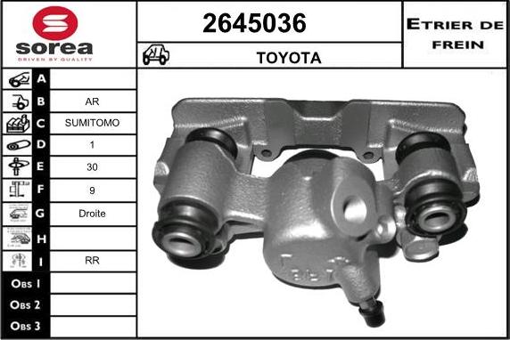 EAI 2645036 - Əyləc kaliperi furqanavto.az