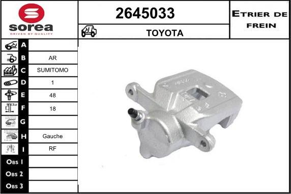 EAI 2645033 - Əyləc kaliperi furqanavto.az