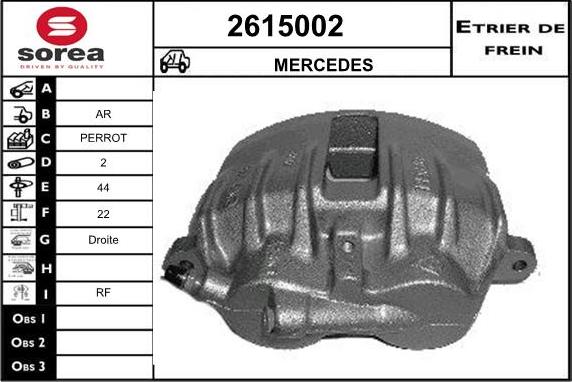 EAI 2615002 - Əyləc kaliperi furqanavto.az