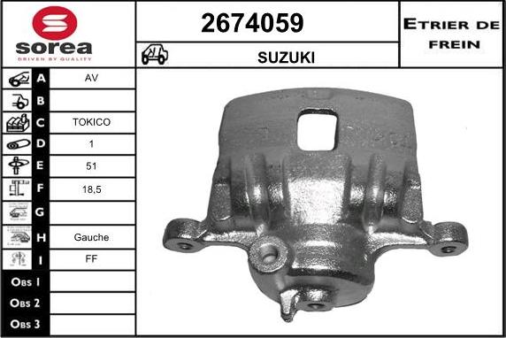 EAI 2674059 - Əyləc kaliperi furqanavto.az