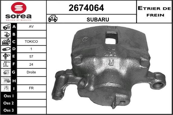 EAI 2674064 - Əyləc kaliperi furqanavto.az