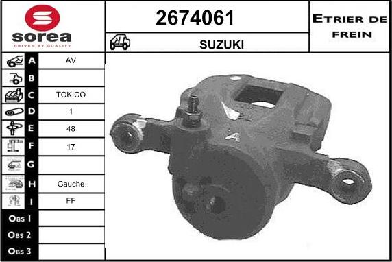 EAI 2674061 - Əyləc kaliperi furqanavto.az