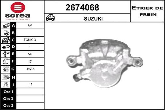 EAI 2674068 - Əyləc kaliperi furqanavto.az