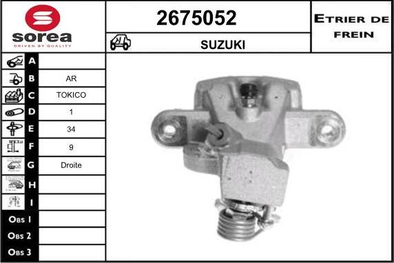 EAI 2675052 - Əyləc kaliperi furqanavto.az