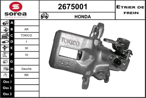 EAI 2675001 - Əyləc kaliperi furqanavto.az