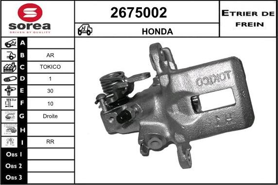 EAI 2675002 - Əyləc kaliperi furqanavto.az