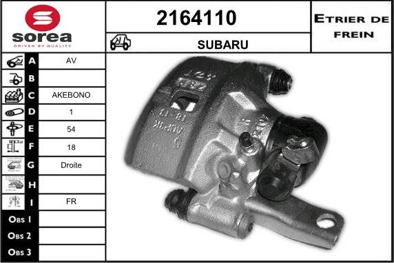 EAI 2164110 - Əyləc kaliperi furqanavto.az