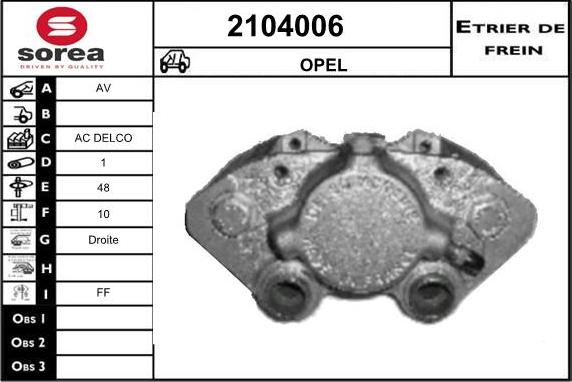 EAI 2104006 - Əyləc kaliperi furqanavto.az