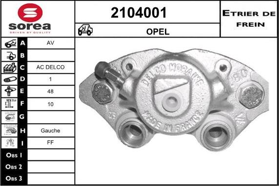 EAI 2104001 - Əyləc kaliperi furqanavto.az