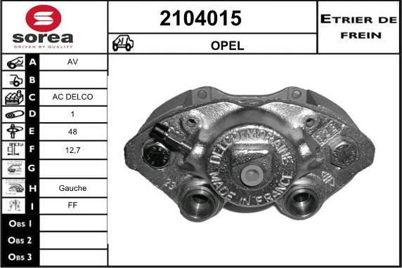 EAI 2104015 - Əyləc kaliperi furqanavto.az