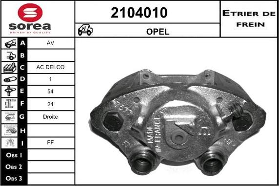 EAI 2104010 - Əyləc kaliperi furqanavto.az