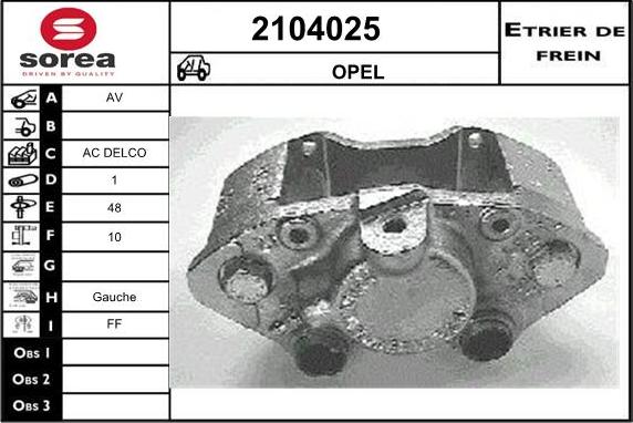 EAI 2104025 - Əyləc kaliperi furqanavto.az