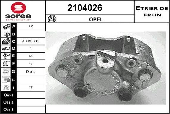 EAI 2104026 - Əyləc kaliperi furqanavto.az