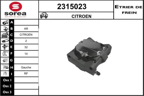 EAI 2315023 - Əyləc kaliperi furqanavto.az