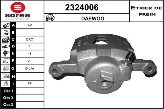 EAI 2324006 - Əyləc kaliperi furqanavto.az