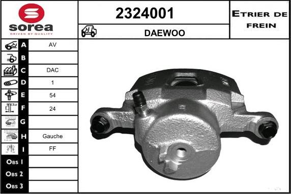 EAI 2324001 - Əyləc kaliperi furqanavto.az