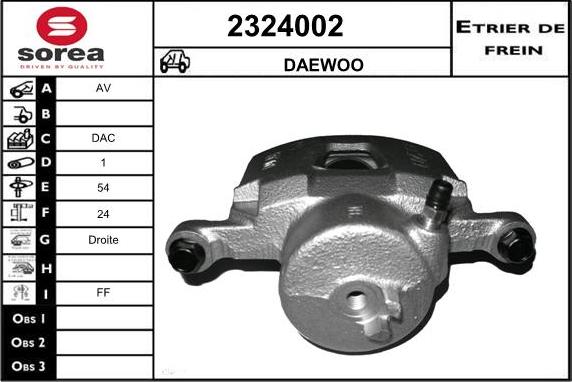 EAI 2324002 - Əyləc kaliperi furqanavto.az