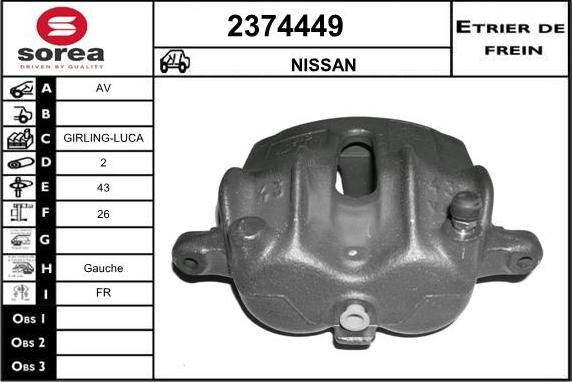 EAI 2374449 - Əyləc kaliperi furqanavto.az