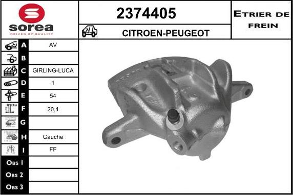 EAI 2374405 - Əyləc kaliperi furqanavto.az