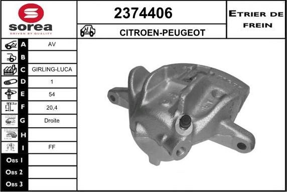 EAI 2374406 - Əyləc kaliperi furqanavto.az