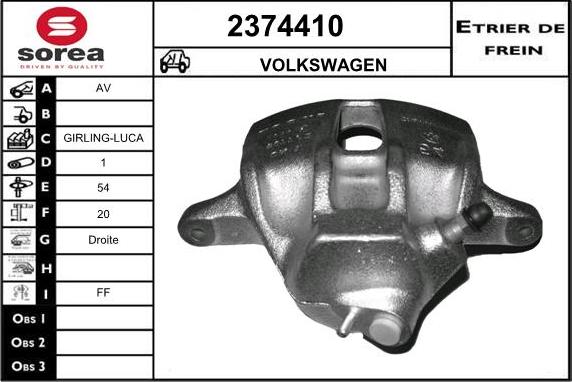 EAI 2374410 - Əyləc kaliperi furqanavto.az