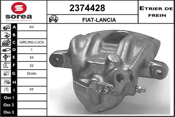 EAI 2374428 - Əyləc kaliperi furqanavto.az